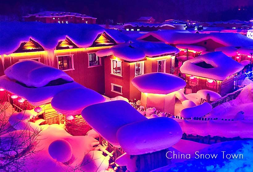 China Snow Town