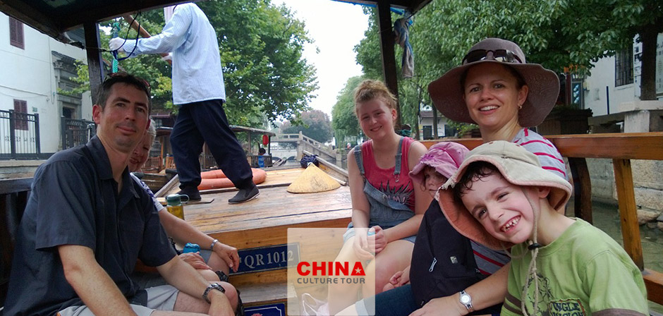 Tongli Water Town by Boat