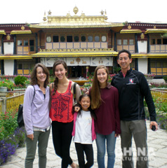 Jim Family of 6 from America Customized a 4 days Tibet Tour