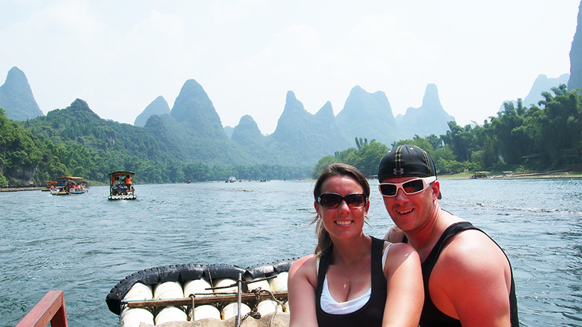 Bamboo Rafting on Li River