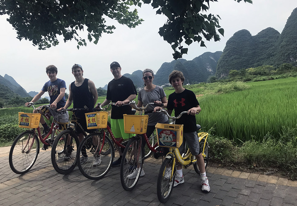 Biking in Yangshuo