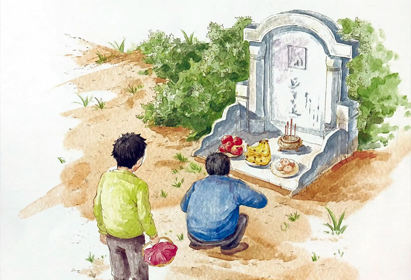 Tomb Sweeping Day Festival in China